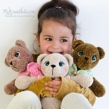 Load image into Gallery viewer, Yarn package Mini Easter bunny Babs Brown - Bohème Velvet