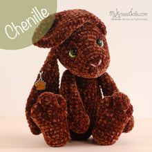 Load image into Gallery viewer, Yarn package Mini Easter bunny Babs Brown - Bohème Velvet