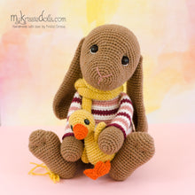 Load image into Gallery viewer, Crochet pattern - Easter bunny Babs