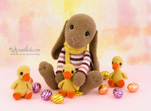Load image into Gallery viewer, Crochet pattern - Easter bunny Babs