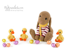 Load image into Gallery viewer, Crochet pattern - Easter bunny Babs