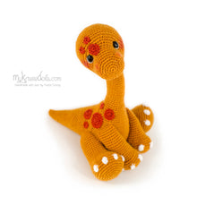 Load image into Gallery viewer, Crochet pattern - Brontosaurus Babies