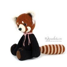 Load image into Gallery viewer, Crochet pattern - Red Panda Ruby
