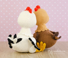 Load image into Gallery viewer, Crochet pattern - My Little Curly Chicks