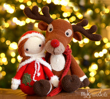 Load image into Gallery viewer, Crochet pattern - Rudolph the Reindeer
