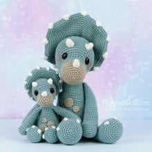 Afbeelding in Gallery-weergave laden, MINI Haakpatroon - Mini Dino Topsie