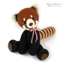 Load image into Gallery viewer, Crochet pattern - Red Panda Ruby
