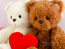 Afbeelding in Gallery-weergave laden, Haakpatroon - Teddybeertje Valentijn
