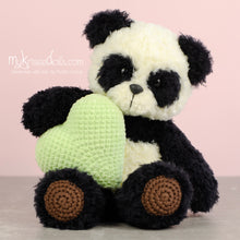 Load image into Gallery viewer, Crochet pattern - Teddy bear Valentine