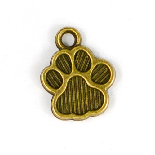 Charm Paw Antique Gold