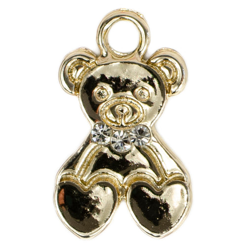 Charm Teddy Bear Gold