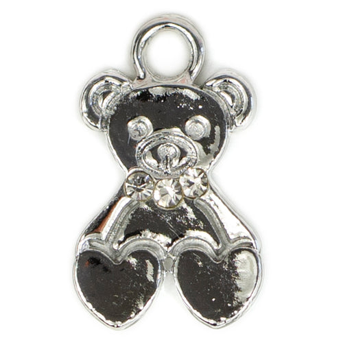 Bedel Teddybeer Zilver