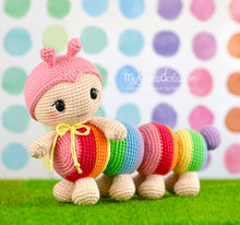 Afbeelding in Gallery-weergave laden, Haakpatroon - Regenboogrupsje Bowie