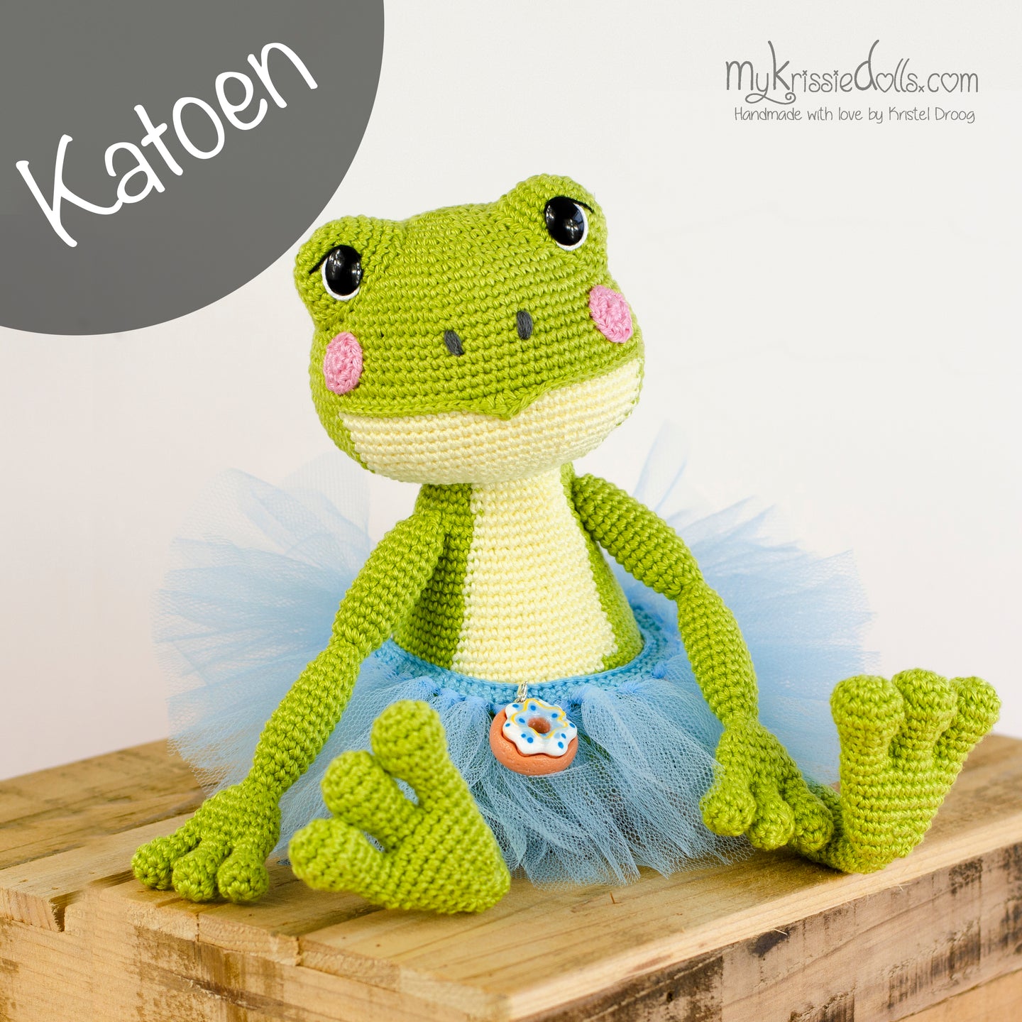 Yarn package Frog Kikkie Blue