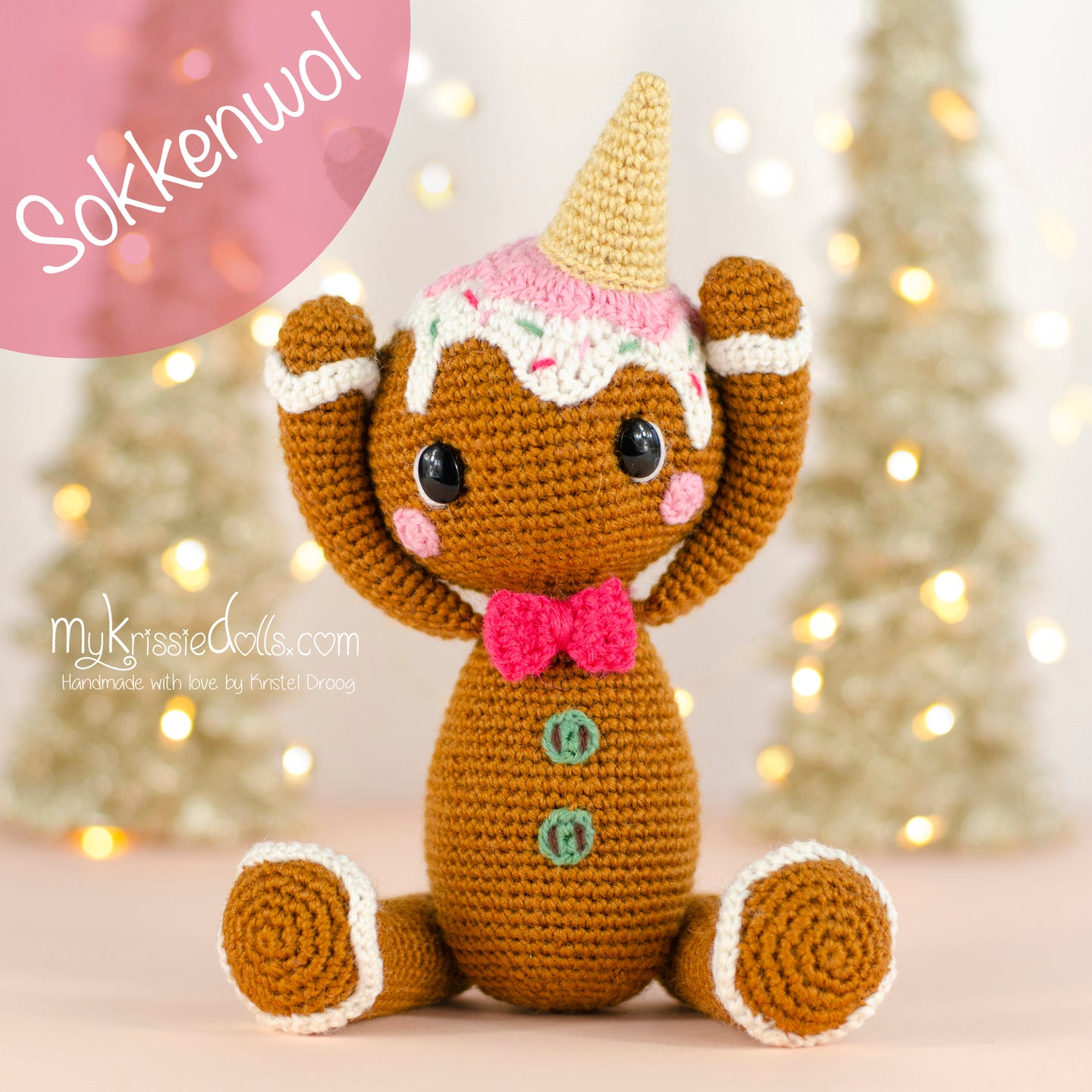 Yarn package Gingerbread man Pip