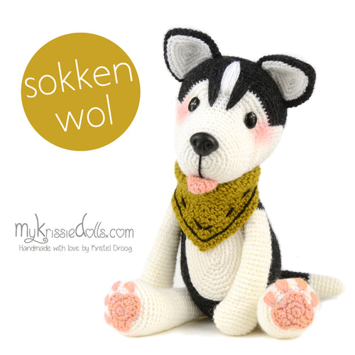 Yarn kit Siberian Husky Rosie