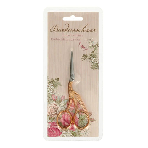Stickschere gold