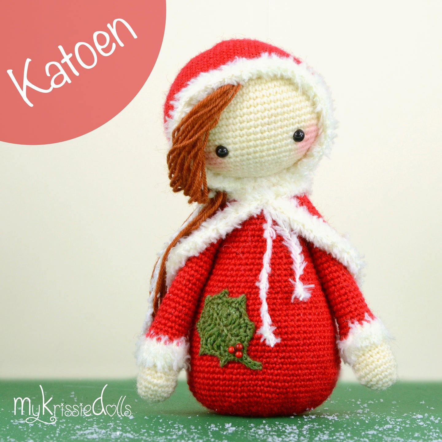 Yarn package Christmas girl Krissie - Cotton