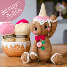 Laden Sie das Bild in den Galerie-Viewer, Wollpaket Lebkuchenmann Pip - Softfun